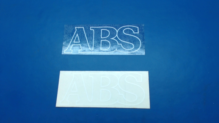 Old skool ABS sticker